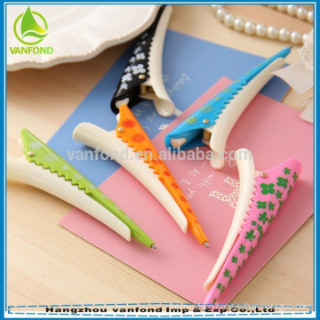 Cheap plastic special shape funny ball pen for students